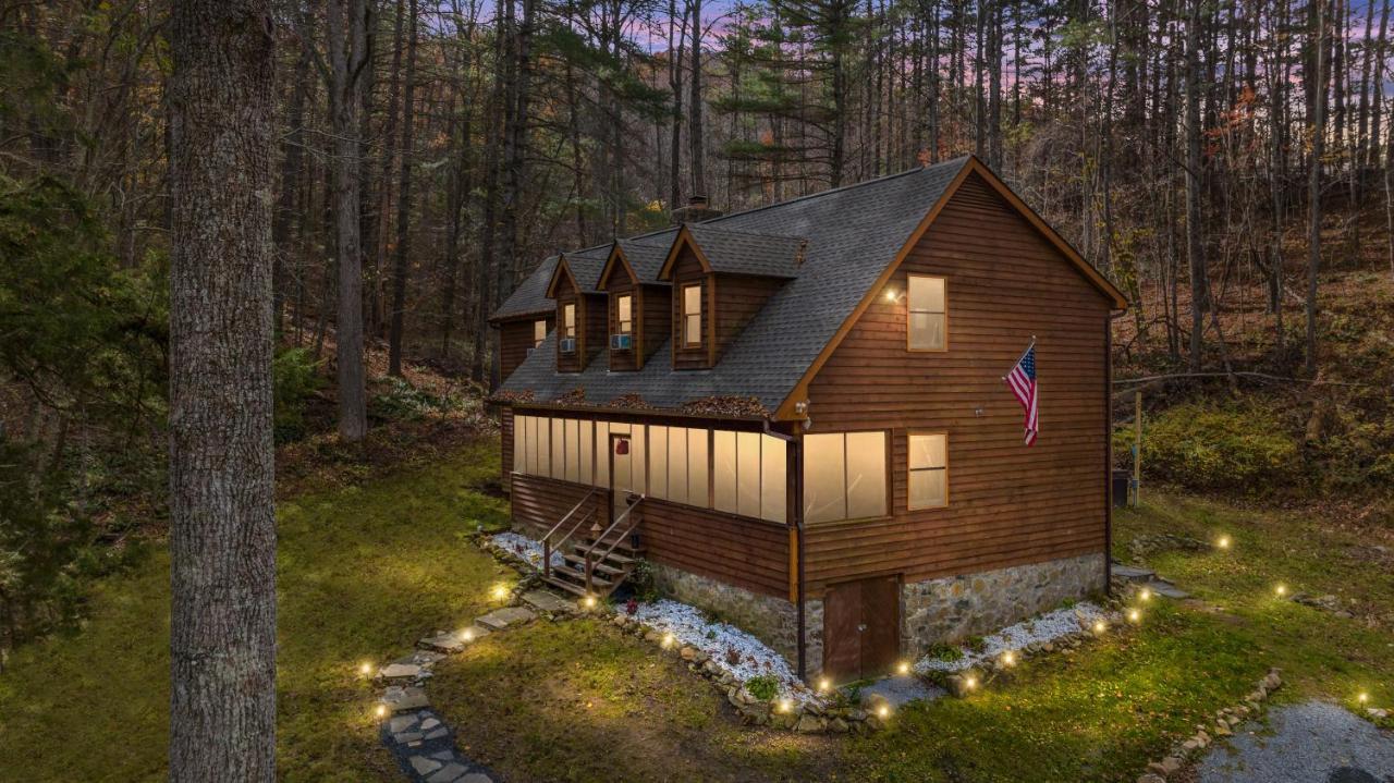 Sleepy Hollow 5Br Cabin - National Park 7 Min, Hot Tub, Fire Pit, Sleeps 12 ルーレイ エクステリア 写真